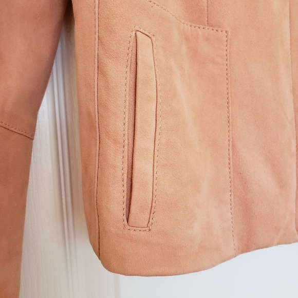 Nordstrom collection suede jacket, US 2 - Picture 3 of 15